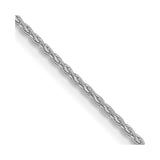 14K White Gold 20 inch 1.2mm Parisian Wheat with Lobster Clasp Chain