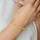 14k 3.2mm Semi-Solid Anchor Chain
