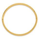 14k 3/16 Polished 5mm Hinged Baby Bangle