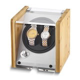 Luxury Giftware by Jere Bamboo Double Watch Winder