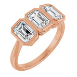 10K Rose Gold 1 1/2 CTW Lab-Grown Diamond Anniversary Band