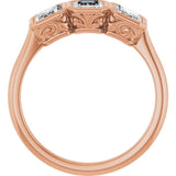 10K Rose Gold 1 1/2 CTW Lab-Grown Diamond Anniversary Band