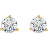 14K Yellow Gold 1/5 CTW Natural Diamond Stud Earrings