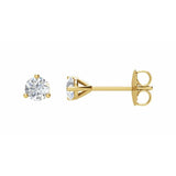 14K Yellow Gold 1/4 CTW Natural Diamond Stud Earrings