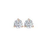 14K Rose Gold 2 CTW Natural Diamond Stud Earrings