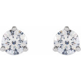 14K White Gold 1/2 CTW Lab-Grown Diamond Stud Earrings