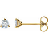 14K Yellow Gold 5/8 CTW Lab-Grown Diamond Stud Earrings