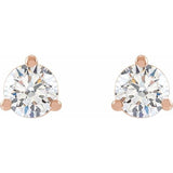 14K Rose Gold 1/3 CTW Lab-Grown Diamond Stud Earrings