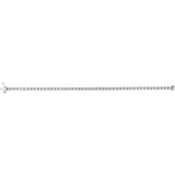 14K White Gold 4 CTW Natural Diamond Line 7 1/4" Bracelet