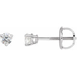 Platinum 1/5 CTW Natural Diamond Earrings
