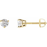 14K Yellow Gold 3/8 CTW Natural Diamond Earrings
