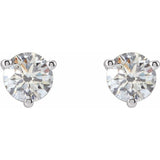 Platinum .03 CTW Natural Diamond Earrings