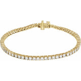 14K Yellow Gold 4 CTW Lab-Grown Diamond Line 7