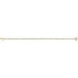 14K Yellow Gold 7 CTW Lab-Grown Diamond Line 7" Bracelet