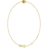14K Yellow Gold Natural Citrine 6 1/2-7 1/2" Bracelet