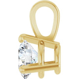 14K Yellow Gold 1/4 CTW Natural Diamond Pendant