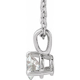 Platinum 1/4 CTW Natural Diamond 18" Necklace