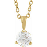14K Yellow Gold 1/3 CTW Natural Diamond 18" Necklace