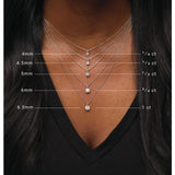 14K Rose Gold 1 1/2 CT Lab-Grown Diamond Pendant