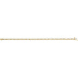14K Yellow Gold 2 1/4 CTW Natural Diamond Line 7 1/4" Line Bracelet