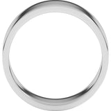 10K White Gold 8 mm Flat Band Size 7