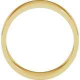 10K Yellow Gold 6 mm Flat Band Size 11.5