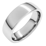 Platinum 6 mm Comfort-Fit European-Style Band Size 8