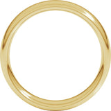 14K Yellow Gold 5 mm Comfort-Fit European-Style Band Size 9