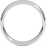 Sterling Silver 5 mm Comfort-Fit European-Style Band Size 9