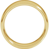 14K Yellow Gold 8 mm Comfort-Fit European-Style Band Size 9