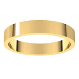 10K Yellow Gold 3.5 mm Flat Band Size 7.5