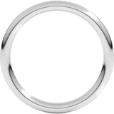 Sterling Silver 2 mm Comfort-Fit Full Round Band Size 10