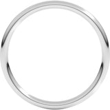 Sterling Silver 1.5 mm Comfort-Fit Full Round Band Size 8.5