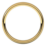 14K Yellow Gold 4.5 mm Comfort-Fit European-Style Band Size 10