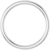 14K White Gold 1.5 mm Comfort-Fit European-Style Band Size 10