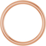 18K Rose Gold 1.5 mm Comfort-Fit European-Style Band Size 5