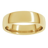 10K Yellow Gold 5.5 mm Comfort-Fit European-Style Band Size 10.5