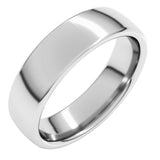Platinum 5.5 mm Comfort-Fit European-Style Band Size 9