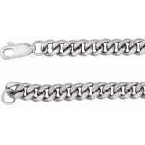 Sterling Silver 4.8 mm Curb 20" Chain