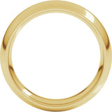 18K Yellow Gold 5.5 mm Comfort-Fit Half Round Band Size 5