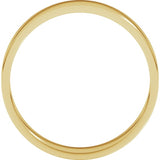 14K Yellow Gold 4.5 mm Flat Band Size 14