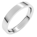 Platinum 3.5 mm Comfort-Fit Flat Band Size 7.5
