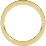 18K Yellow Gold 4.5 mm Comfort-Fit Flat Band Size 7.5