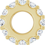 14K Yellow Gold 1/3 CTW Lab-Grown Diamond Spacer Charm/Pendant