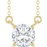 14K Yellow Gold 1 CT Lab-Grown Diamond 18" Necklace