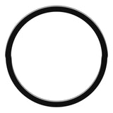 14K White Gold 1 mm Flat Band Size 7