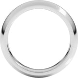 Continuum Sterling Silver 5 mm Comfort-Fit Half Round Band Size 11