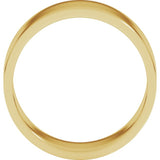10K Yellow Gold 8 mm Flat Band Size 12.5