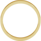 18K Yellow Gold 4 mm Flat Band Size 6