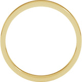10K Yellow Gold 3 mm Flat Band Size 8